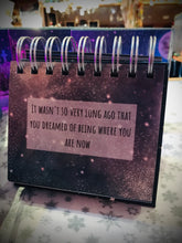 Load image into Gallery viewer, Fox Under The Moon Thought For The Day : 366 Desktop Quotes - Undated