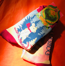 Load image into Gallery viewer, Mouse on skis Ladies Ankle sock~ Powder socks