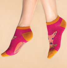Load image into Gallery viewer, Enchanted Evening Trainer sock~Powder