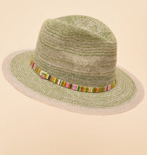 Load image into Gallery viewer, Natalie Hat - Fern with Shimmer Band