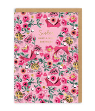 Load image into Gallery viewer, Cath Kidston ~Ditsy Tiger Sister Have A Wild Birthday Greetings Card
