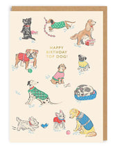 Load image into Gallery viewer, Cath Kidston ~ Happy Birthday Top Dog Greetings Card