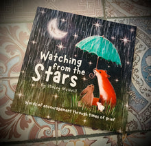 Load image into Gallery viewer, Watching From The Stars' Mini Book ’ Fox Under The Moon - Mini Book