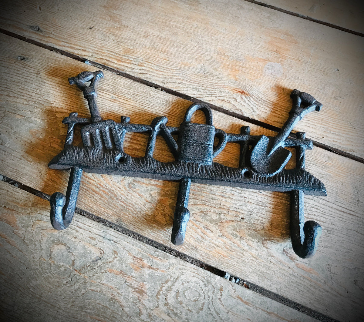 Cast Iron Gardening Hooks Copper Fox of Ironbridge