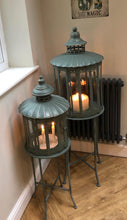 Load image into Gallery viewer, Antique Grey Lanterns with Stand