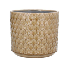 Load image into Gallery viewer, Ceramic Pot Cover Honeycomb