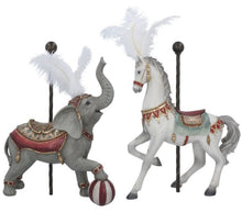 Load image into Gallery viewer, Resin Circus Elephant or Horse Statues