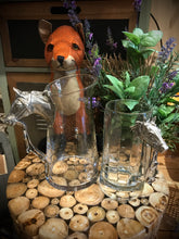 Load image into Gallery viewer, Large Pewter Horse Glass Jug