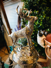 Load image into Gallery viewer, Tall Pewter Stag Decanter