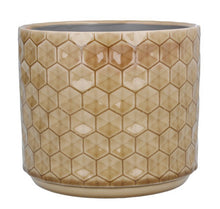 Load image into Gallery viewer, Ceramic Pot Cover Honeycomb