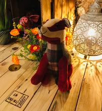 Load image into Gallery viewer, Patchwork Badger Door Stop