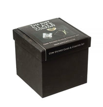 Load image into Gallery viewer, Pheasant Engraved Glass Tumbler with Slate Coaster Gift Set