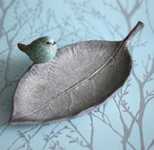 Load image into Gallery viewer, Bird On Leaf Ornament