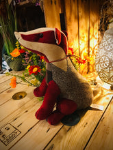 Load image into Gallery viewer, Patchwork Badger Door Stop