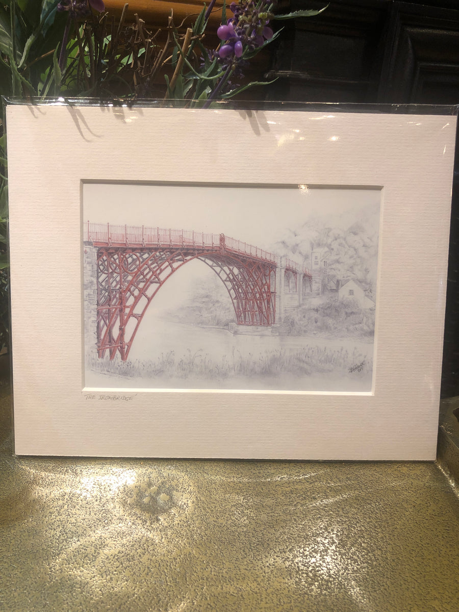 Small Ironbridge Picture 'The Ironbridge' Copper Fox of Ironbridge