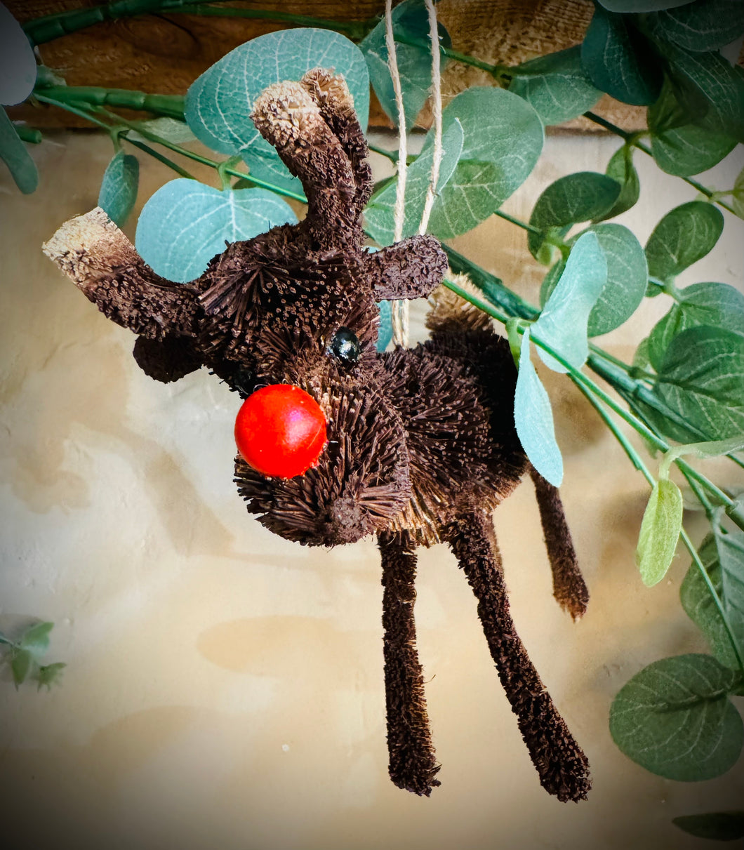 Bristle Rudolph Hanging Decoration