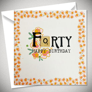 Forty- Bexy Boo - Greeting Card