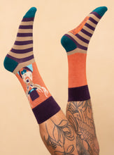 Load image into Gallery viewer, Woodland Gentry Stag~ Gentlemen Powder socks
