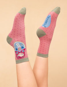 Matryoshka Doll Petal~Powder sock