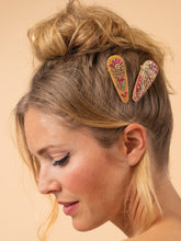 Load image into Gallery viewer, Jewelled Hair Clips~Powder
