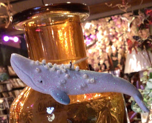 Pale Blue  Resin  Whale Decoration