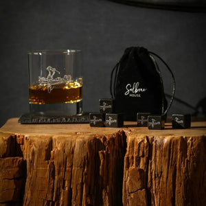 Golf Engraved Whisky Stones