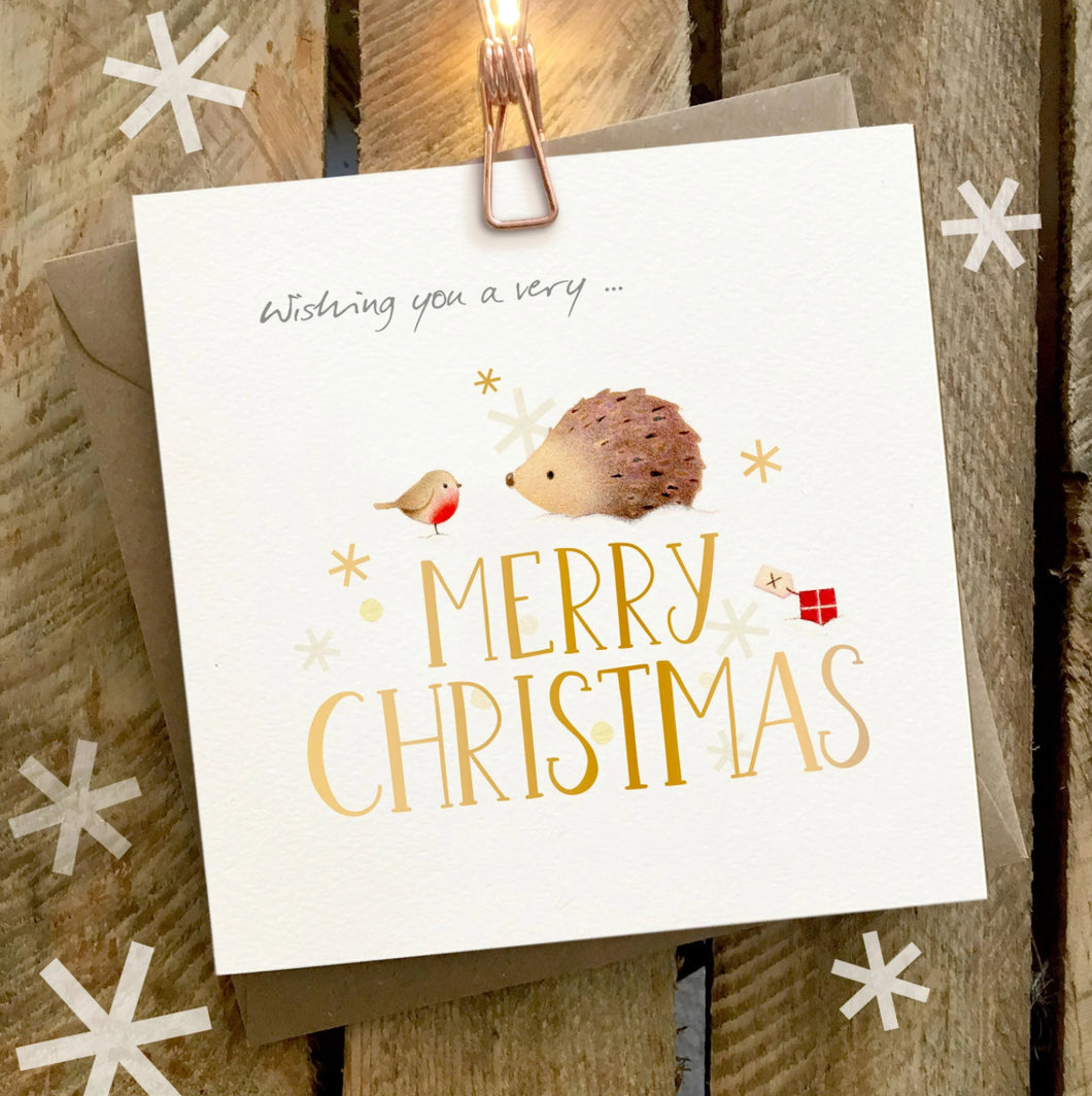 Wishing You A Very Merry Christmas - Ginger Betty - Christmas Greetings Card