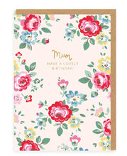 Load image into Gallery viewer, Cath Kidston ~Blooming Lovely Mum Greetings Card
