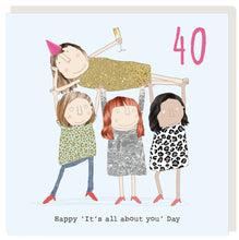 Load image into Gallery viewer, 40th Greeting Cards -  Rosie Made A Thing
