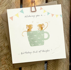 Wishing you a birthday full of laughsx ~Ginger Betty Greeting cards