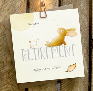 On your retirement ,Enjoy every minute…….Ginger Betty Greeting Cards