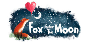 A4 print”Shine A Light”~Fox Under the Moon