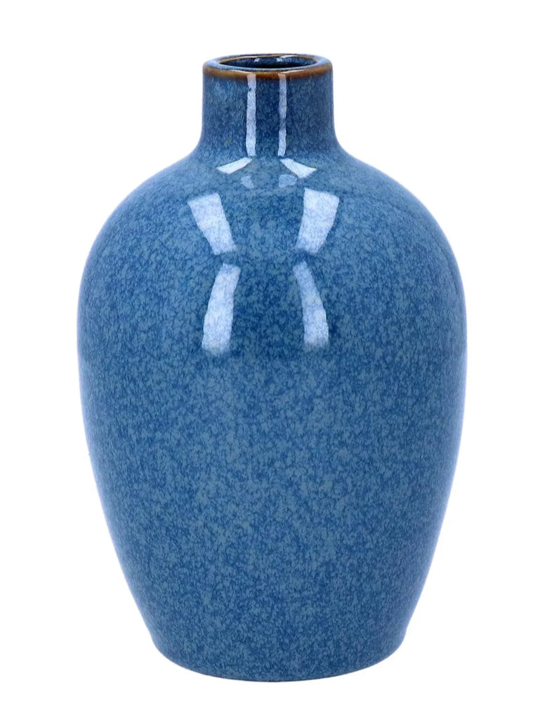 Blue Porcelain Tall Vase - Gisela Graham