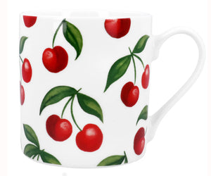 Cherries Fine Bone China Mug - Gisela Graham