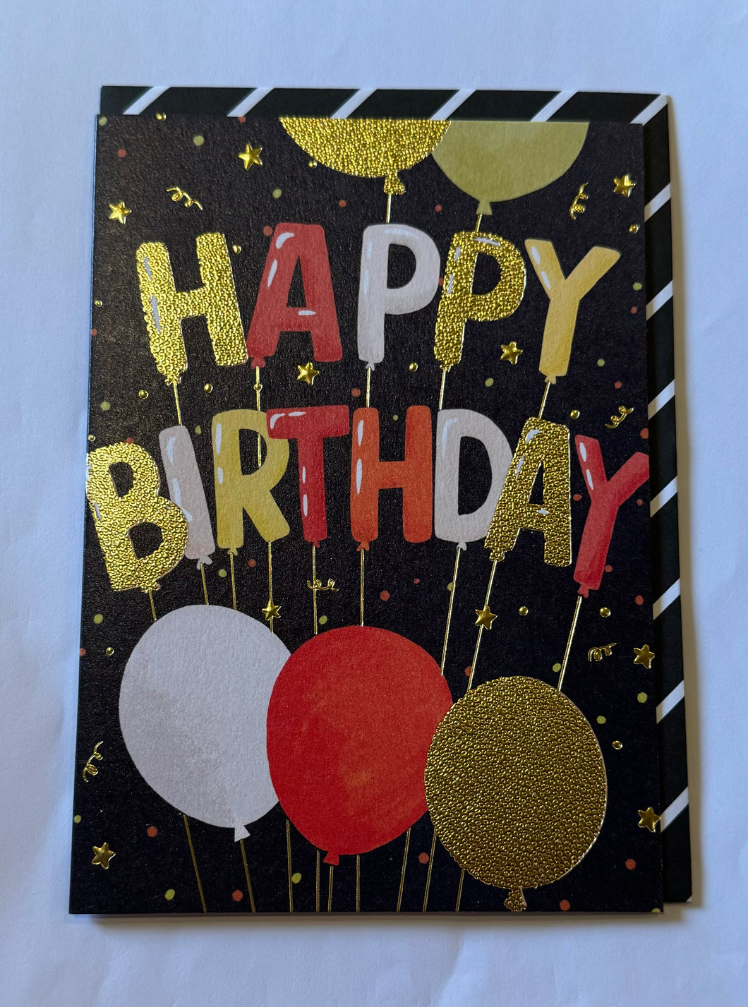 Birthday Ballons and Stars - Louise Tiler Cards