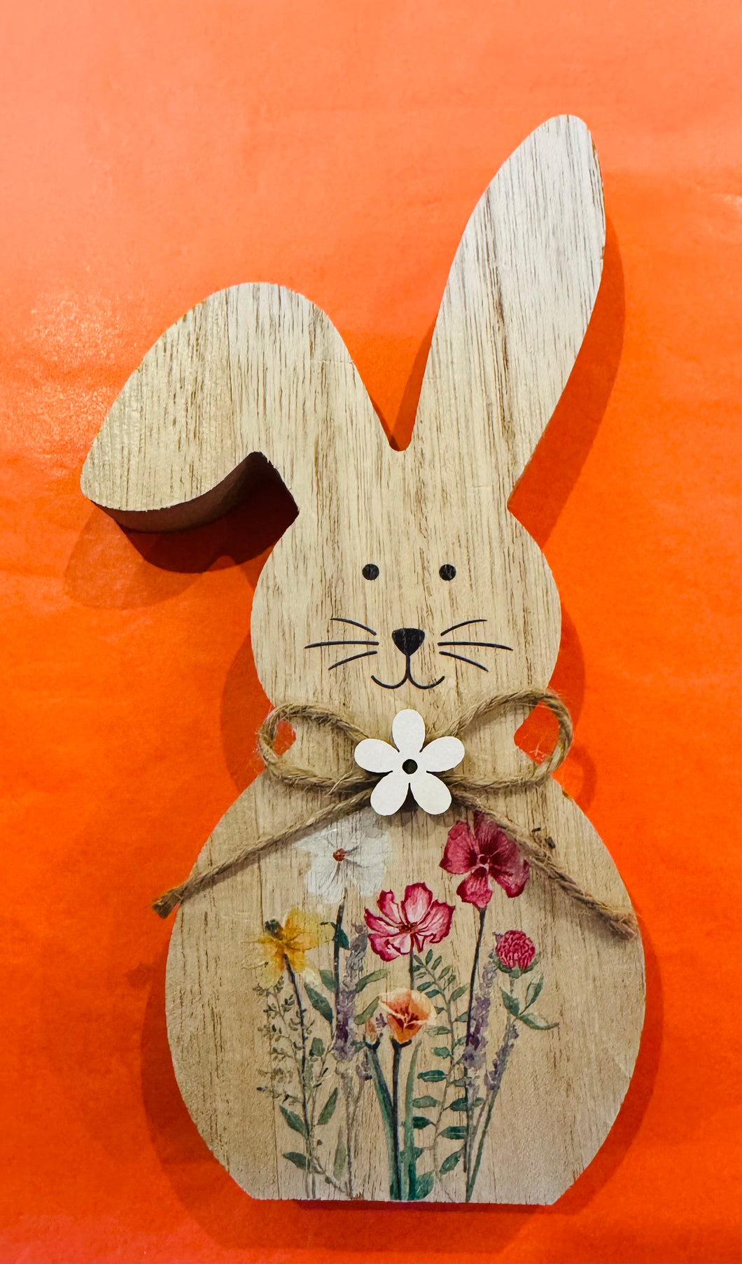 Wooden Rabbit Ornament