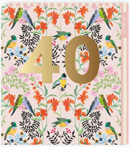 40th Birthday - Greeting Card - Cath Kidston