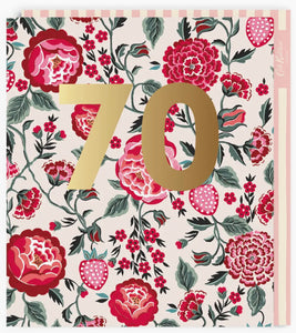 70th Birthday - Greeting Card - Cath Kidston