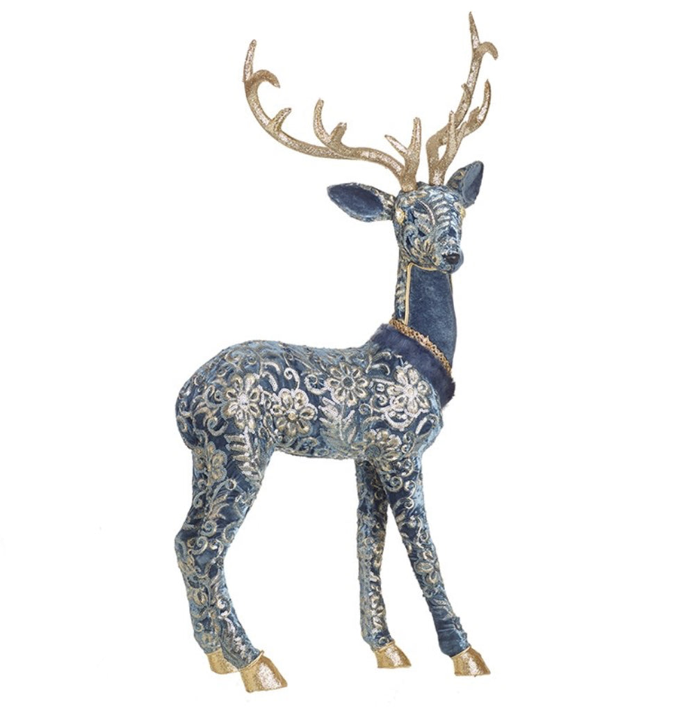 Blue Patterned Deer
