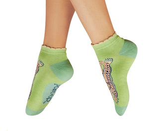 Tiger  ~ Trainer Sock ~Powder (green)