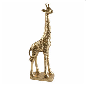 Gold Resin Giraffe Ornament 52cm Tall