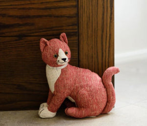 Red Tabby Cat Door stop