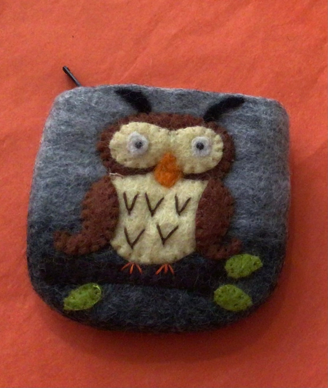 Felt Owl Purse