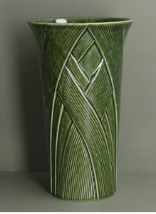 Green Ceramic Vines Vase Large