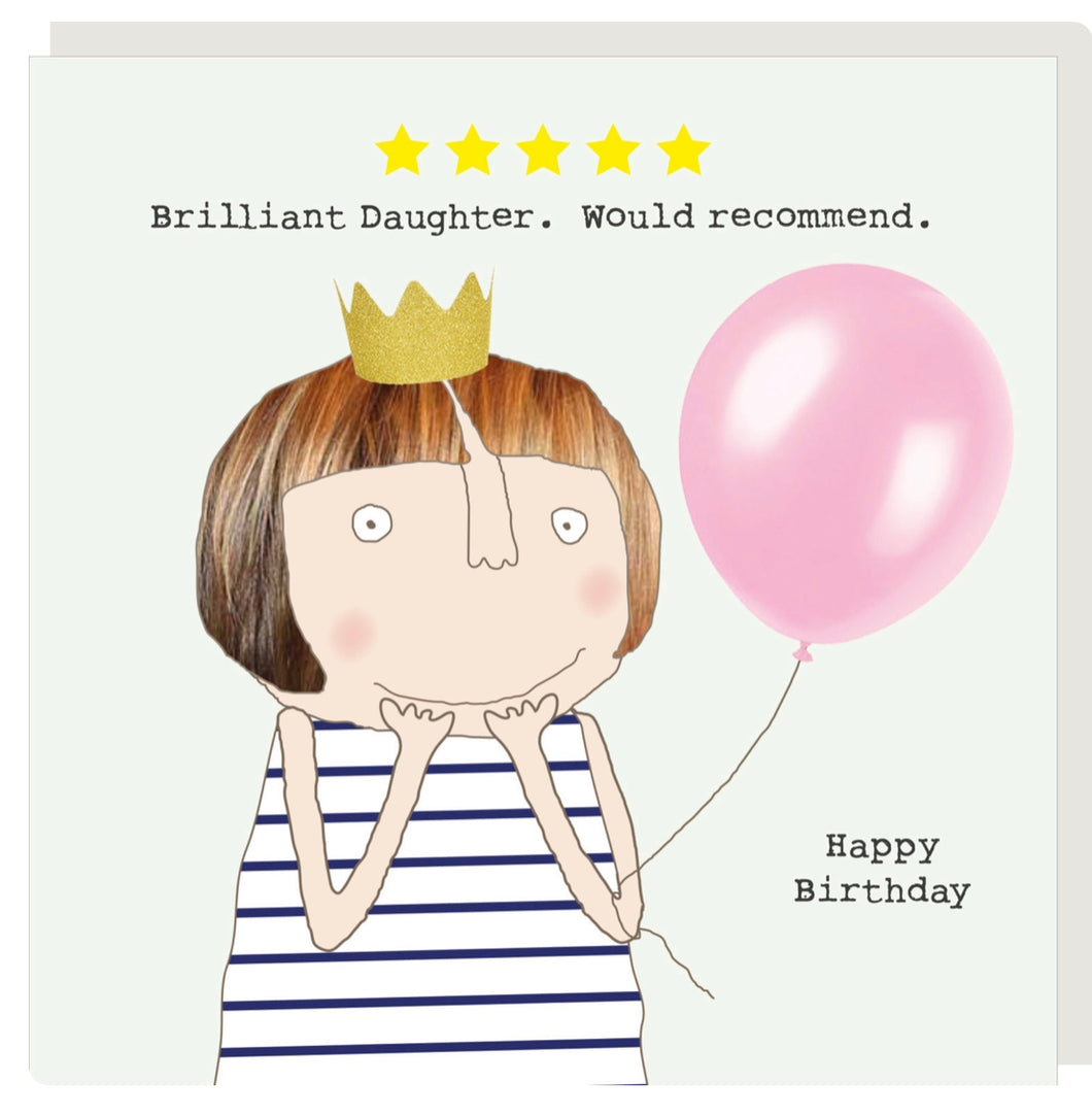 Five Star Daughter - Greeting Cards -  Rosie Made A Thing