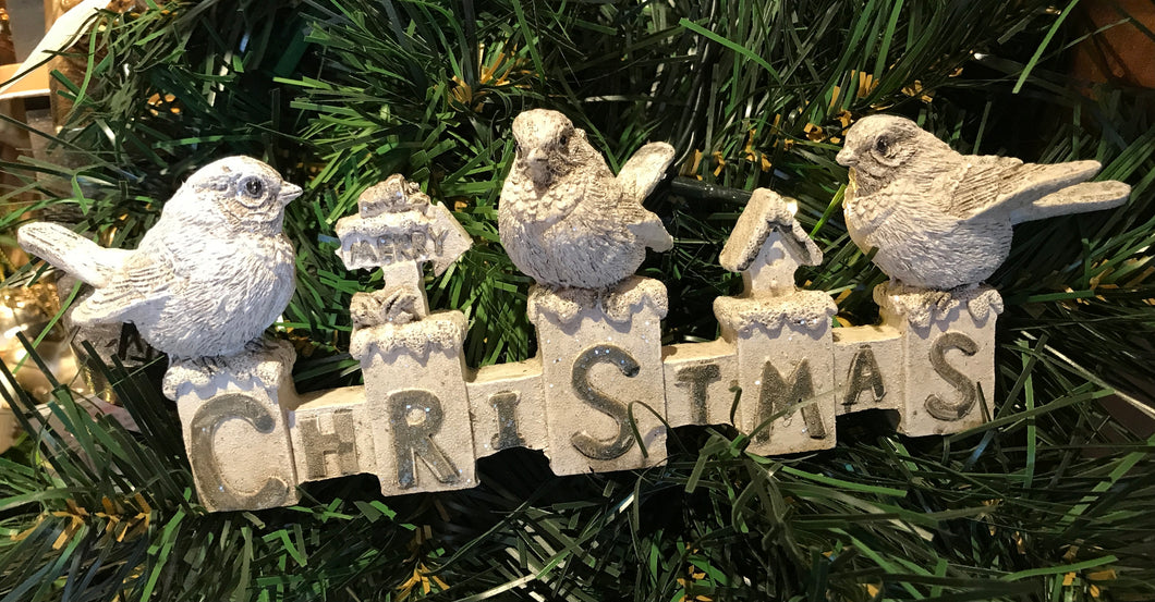 Christmas Letters With Birds