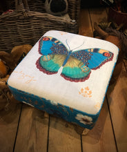 Load image into Gallery viewer, Butterfly Footstool
