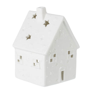 Porcelain House Candle Holder