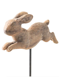 Small Leaping Rabbit on Stand