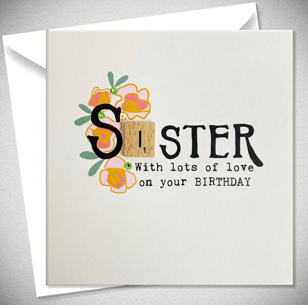 Sister On Your Birthday - Bexy Boo - Greeting Card